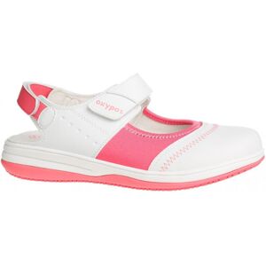 Sandale medicale blanche et rose SRC ESD Oxypas Melissa