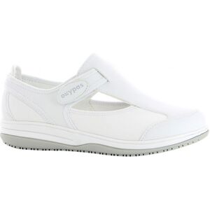 Chaussure medicale blanche SRC antistatique en lycra Candy Oxypas