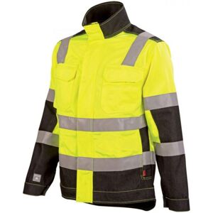 Adolphe Lafont Vetement de travail Blouson haute visibilite mixte jaune fluo noir lux