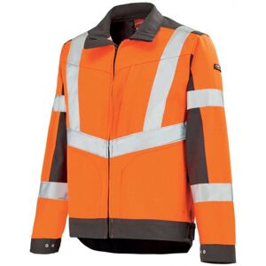 Adolphe Lafont Blouson de travail Work Vision orange hivi et gris A. Lafont