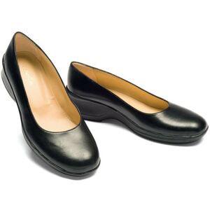 ISACCO Ballerines Noires Cuir