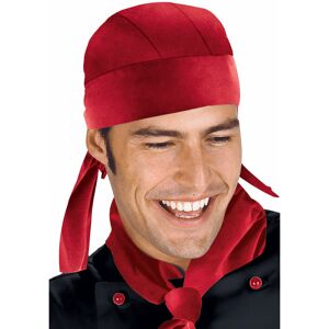 ISACCO Toque Bandana Cuisine Rouge