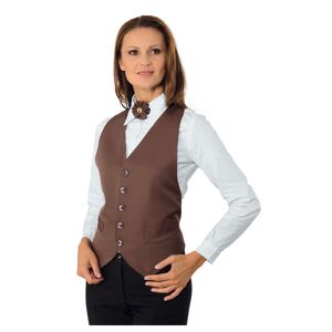 ISACCO Gilet Chef de Rang Bolero Cacao