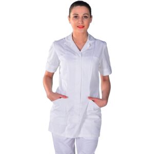 My Blouse Tunique blanche manches courtes Leila - Publicité My Blouse Tunique blanche manches courtes Leila - Publicité