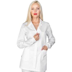 Isacco Tunique Femme Atene avec poignets tricotés zippés Blanc 65 % Polyester 35 % coton - Publicité Isacco Tunique Femme Atene avec poignets tricotés zippés Blanc 65 % Polyester 35 % coton - Publicité