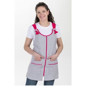 Dyneke Tablier d'enseignante contrasté gris fuchsia 60% Coton 30% Polyester - Publicité Dyneke Tablier d'enseignante contrasté gris fuchsia 60% Coton 30% Polyester - Publicité