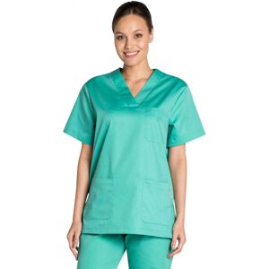 Dyneke Tunique médicale vert Jade unisexe col en V - Publicité Dyneke Tunique médicale vert Jade unisexe col en V - Publicité