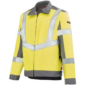 Adolphe Lafont Veste de sécurité Haute visibilité jaune fluo et gris acier - Publicité Adolphe Lafont Veste de sécurité Haute visibilité jaune fluo et gris acier - Publicité