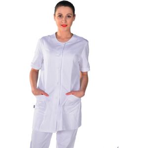 Isacco Blouse coupe tunique médicale blanche Clinic Look - Publicité Isacco Blouse coupe tunique médicale blanche Clinic Look - Publicité