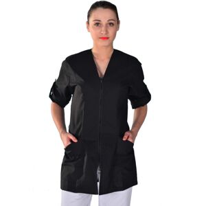 Isacco Tunique médicale noire manches retroussables Clinic Look - Publicité Isacco Tunique médicale noire manches retroussables Clinic Look - Publicité