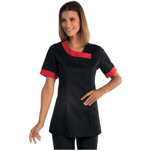 Isacco Tunique médicale noire et rouge - Publicité Isacco Tunique médicale noire et rouge - Publicité