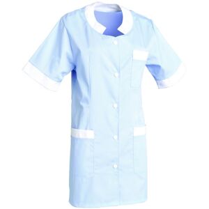 SNV Tunique médecin manches courtes MARTHE Bleu ciel/blanc - Publicité SNV Tunique médecin manches courtes MARTHE Bleu ciel/blanc - Publicité