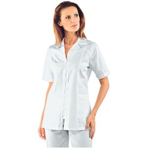 Isacco Tunique Médicale blanche Manches Courtes Barcellona 100% Coton - Publicité Isacco Tunique Médicale blanche Manches Courtes Barcellona 100% Coton - Publicité