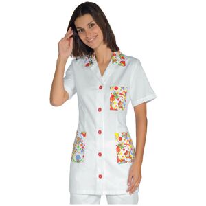 Isacco Tunique Médicale Manches Courtes Marbella Blanc smile 100% Coton - Publicité Isacco Tunique Médicale Manches Courtes Marbella Blanc smile 100% Coton - Publicité