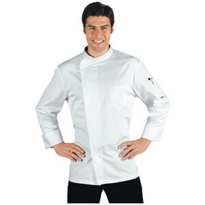 Isacco Veste Cuisinier blanche Bilbao 100% Coton - Publicité Isacco Veste Cuisinier blanche Bilbao 100% Coton - Publicité