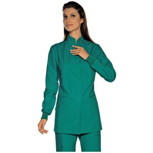 Isacco Tunique Médicale Verte Poignets Serrés 100% Coton - Publicité Isacco Tunique Médicale Verte Poignets Serrés 100% Coton - Publicité