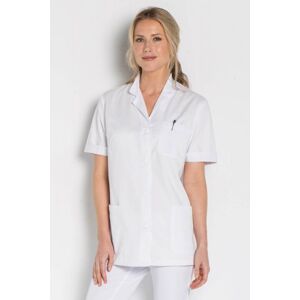 Dyneke Tunique médicale blanche Femme manches courtes - Publicité Dyneke Tunique médicale blanche Femme manches courtes - Publicité