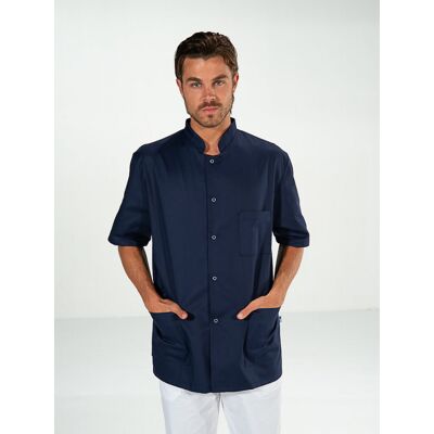SNV Tunique médicale Homme manches courtes bleu marine DENIS - Publicité SNV Tunique médicale Homme manches courtes bleu marine DENIS - Publicité