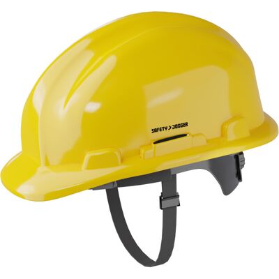 Safety Jogger Casque de sécurité Kanha L Chinstrap jaune - Publicité Safety Jogger Casque de sécurité Kanha L Chinstrap jaune - Publicité