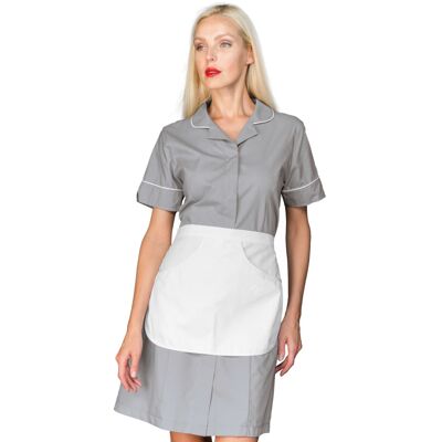 Isacco Blouse à manches courtes avec tablier Firenze Gris 65% Polyester 35% Coton - Publicité Isacco Blouse à manches courtes avec tablier Firenze Gris 65% Polyester 35% Coton - Publicité
