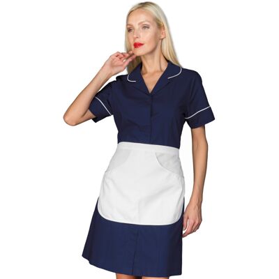 Isacco Blouse à manches courtes avec tablier Firenze bleu 65% Polyester 35% Coton - Publicité Isacco Blouse à manches courtes avec tablier Firenze bleu 65% Polyester 35% Coton - Publicité