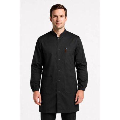 Isacco Blouse de travail pour homme noire 65% Polyester 35% Coton - Publicité Isacco Blouse de travail pour homme noire 65% Polyester 35% Coton - Publicité