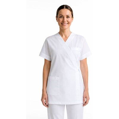 Isacco Tunique Médicale Kimono Blanc - Publicité Isacco Tunique Médicale Kimono Blanc - Publicité