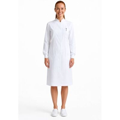 Isacco Blouse Médicale Blanche 100% Coton Ponza Poignets Serrés - Publicité Isacco Blouse Médicale Blanche 100% Coton Ponza Poignets Serrés - Publicité