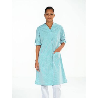 SNV Blouse de travail femme manches longues ajustables rayé Bleu LISA 0 - 36/38 - Publicité SNV Blouse de travail femme manches longues ajustables rayé Bleu LISA 0 - 36/38 - Publicité