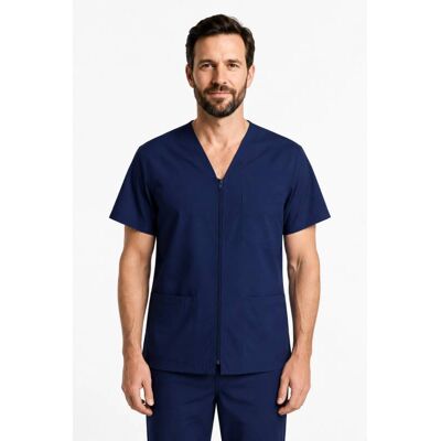 Isacco Tunique Médicale Homme Milano Bleu - Publicité Isacco Tunique Médicale Homme Milano Bleu - Publicité