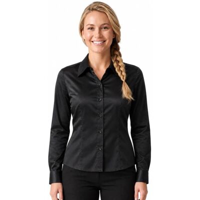 Isacco Chemise Femme Manches Longues Kyoto Noir L - Publicité Isacco Chemise Femme Manches Longues Kyoto Noir L - Publicité