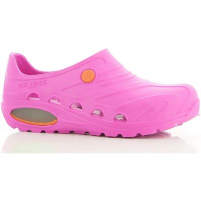 Safety Jogger Sabot léger antibactérien Oxyva rose fuchsia 35-36 - Publicité Safety Jogger Sabot léger antibactérien Oxyva rose fuchsia 35-36 - Publicité