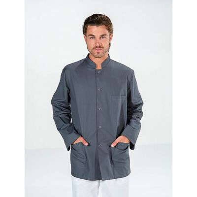 SNV Tunique médicale Homme manches longues réglables Gris FABIEN - Publicité SNV Tunique médicale Homme manches longues réglables Gris FABIEN - Publicité