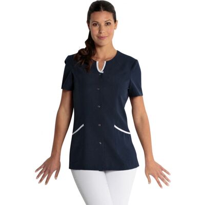 Dyneke Blouse médicale courte bleu marine - Publicité Dyneke Blouse médicale courte bleu marine - Publicité