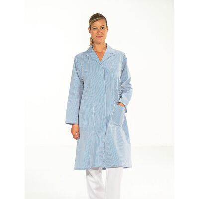 SNV Blouse agent propreté rayé bleu manches longues MADONA 0 - 36/38 - Publicité SNV Blouse agent propreté rayé bleu manches longues MADONA 0 - 36/38 - Publicité