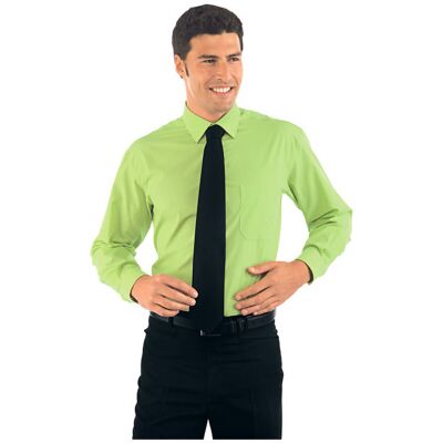 Isacco Chemise Unisexe Vert Pomme L - Publicité Isacco Chemise Unisexe Vert Pomme L - Publicité