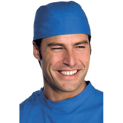 Isacco Toque Bandana de chirurgie Bleu - Publicité Isacco Toque Bandana de chirurgie Bleu - Publicité