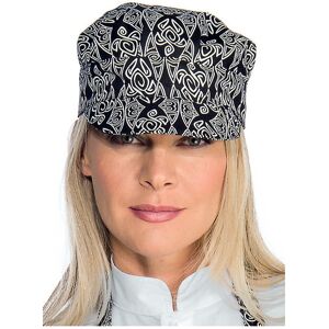 ISACCO Casquette serveur sam  noir blanc