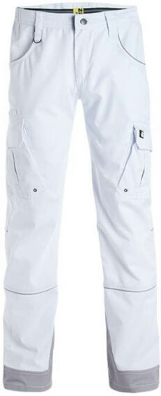 Pantalon de travail multipoches homme Antras blanc North ways