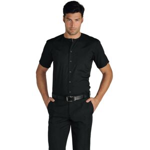 ISACCO Chemise Manches Courtes Portorico Noir