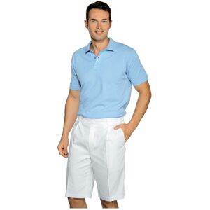 ISACCO Bermudas Homme Blanc 100% Coton