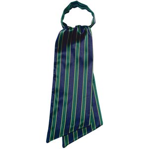 ISACCO Foulard Ascot Reg  Bleu Marine