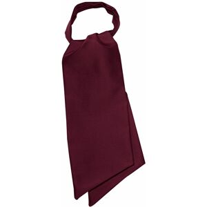 ISACCO Foulard Ascot Bordeaux