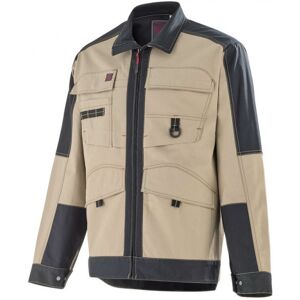 Adolphe Lafont Blouson de travail Homme beige et noir shear A. Lafont