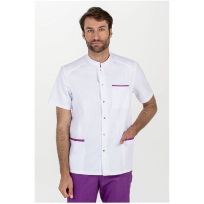 Dyneke Veste homme à manches longues contraste lilas 67% Polyester 33% Coton - Publicité Dyneke Veste homme à manches longues contraste lilas 67% Polyester 33% Coton - Publicité