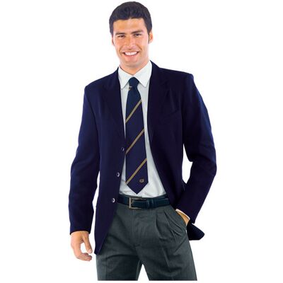 Isacco Veste Homme Mi-Saison 3 Boutons Bleu - Publicité Isacco Veste Homme Mi-Saison 3 Boutons Bleu - Publicité