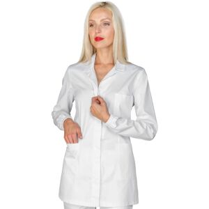 ISACCO Tunique Femme zippee Atene Blanc 65 % Polyester 35 % coton