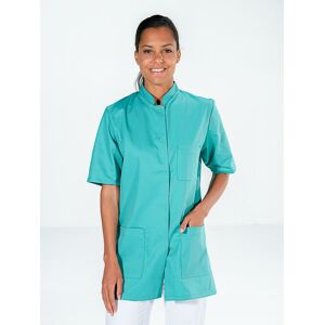 Mylookpro Tunique femme chirurgie vert aqua manches courtes DENISE