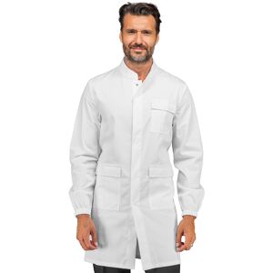 ISACCO Blouse Blanche de Chimie Manches Longues Anti-Acide Certifiée CE