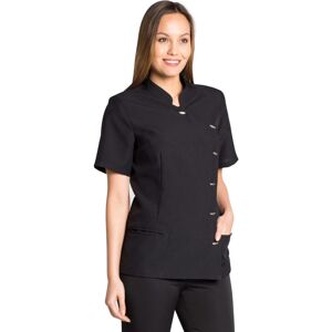 DYNEKE Blouse d'esthétique Femme, coloris noir